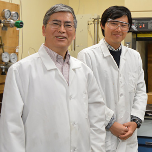 Chunshan Song and Xiao Jiang, former postdoctoral scholar